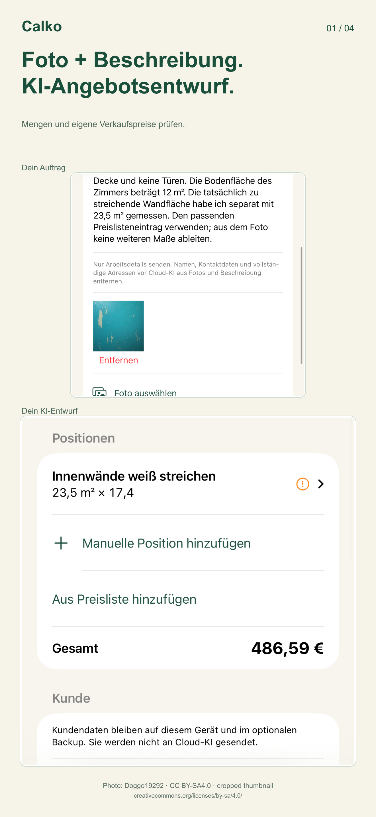 KI-Entwurf prüfen